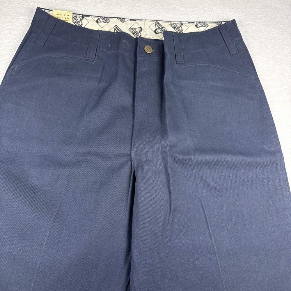 New! Ben Davis Classic Original Work Pants Navy Blue Cut# F729 36x30 36 Waist - Picture 5 of 5